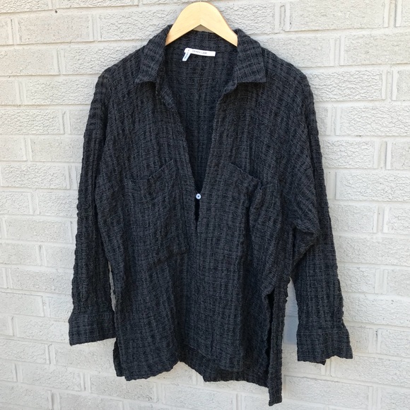 10 Crosby Derek Lam Tops - 10 Crosby Derek Lam Textured Wool Blend Top